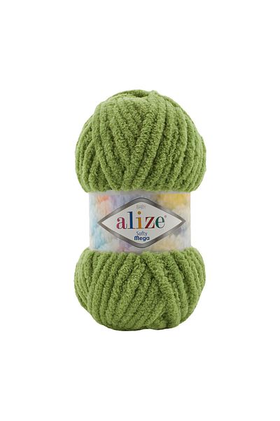 Alize Softy Mega 485 Χελώνα Πράσινο - 5 Τεμάχια