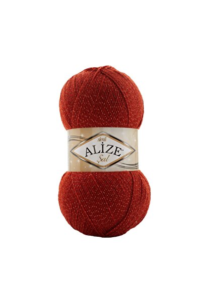 Alize Şal Sim 36 Taba Fir pentru tricotat manual 100 Gr.