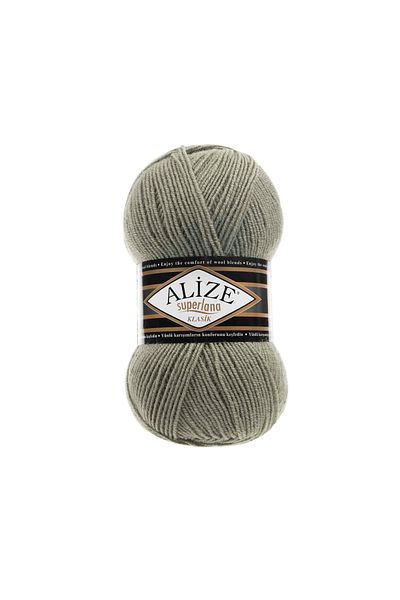 Alize Superlana Classic 138 - Olive Knitting Thread 100 Gr.