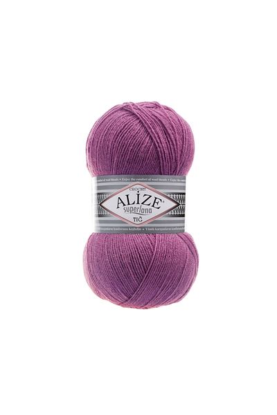 Alize Superlana 440 Model Dark Rose Knitting - 100 Gr. Hand Rope