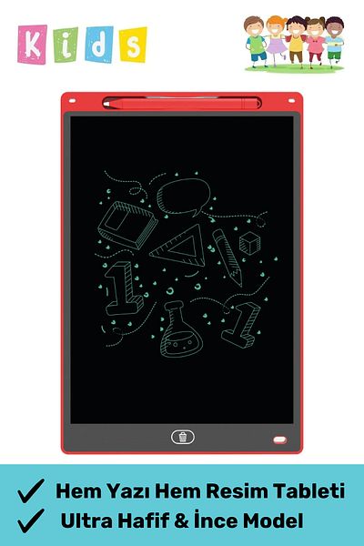 Nightwatchers Premium Lcd Screen Digital Drawing Tablet with Pen Writing Board Painting Picture Smart Tablet 12 Inc