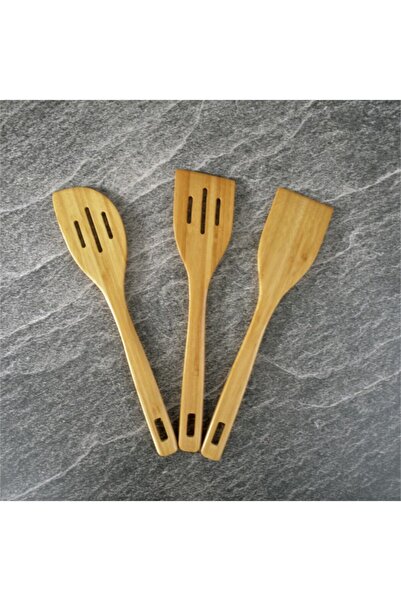 Tohana Bambu Üçlü Spatula Seti