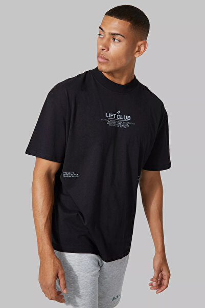 YUVEST Blackrock T-shirt - LIFT CLUB B Štampano O Oversize kroj B okrugla kra...