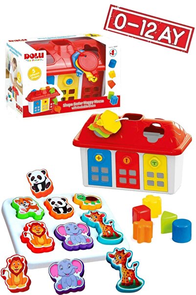 Oruç Oyuncak Oyuncak Mutlu Bultak Ev Kilitli Kapı Sevimli Hayvanlar Bultak Set