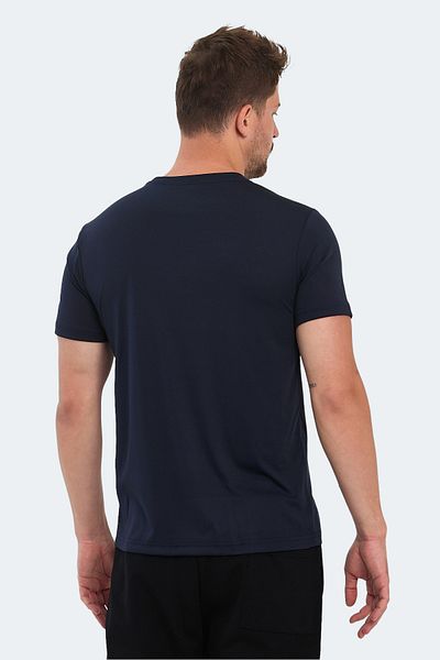 Slazenger Ανδρικό μπλουζάκι Navy Blue NELS