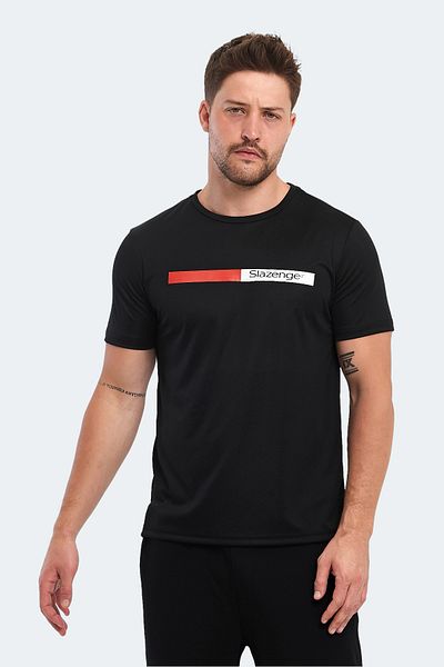 Slazenger Ανδρικό Μαύρο T-Shirt - NELS