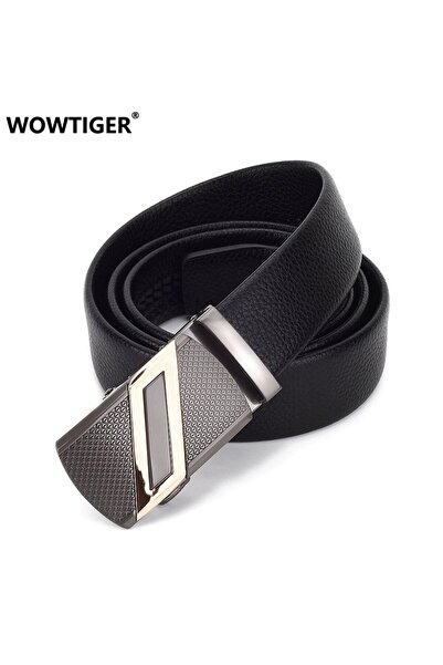 AKSESUARIM Erkek çelik tokalı hakiki deri otomatik tokalı kemer