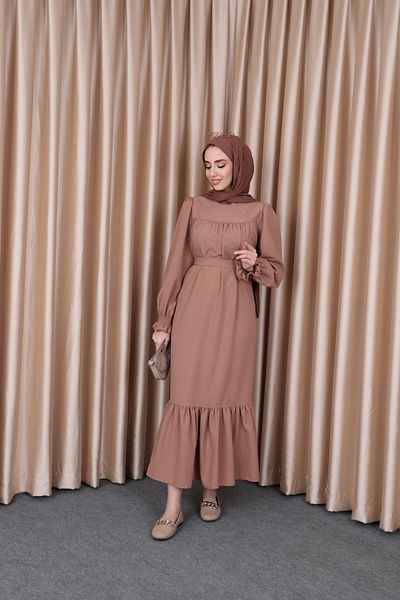 HB MODA COLLECTİON Μουσουλμανικό φόρεμα με μανίκια