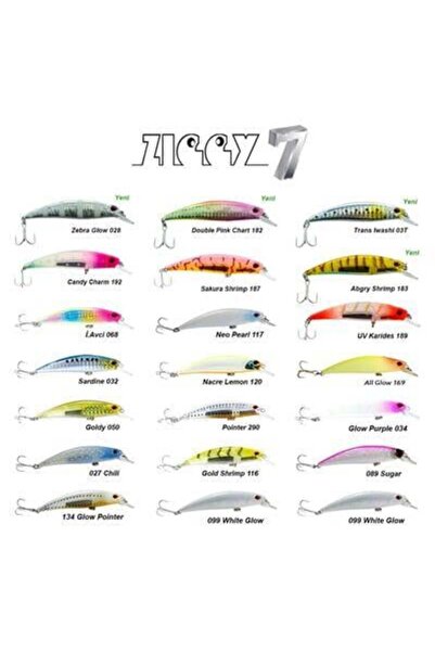 Fujin Ziggy7 70mm 9.6gr Sinking LRF Maket Balık-187 Sakura Shrimp