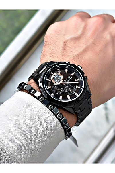 Ferrucci Function Fonksiyonlu Erkek Kol Saati Bileklik Kombin