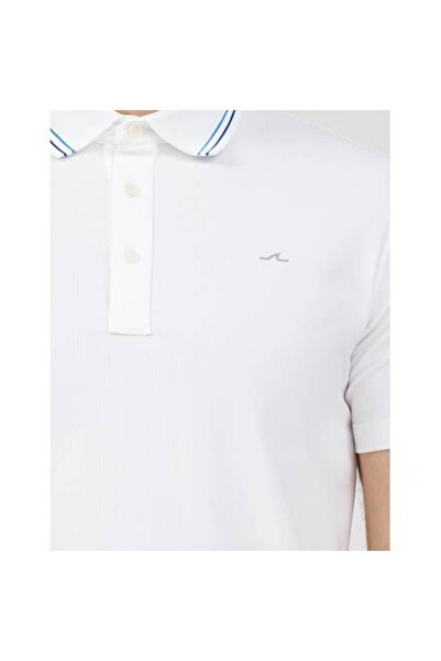 PAUL&SHARK Men's Woven Polo Collar Sleeveless Casual White Polo Collar T-Shirt24411340-010