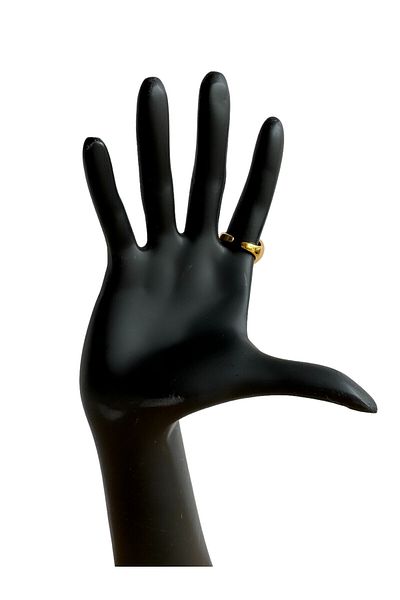 neslyaccessories Stainless Steel Triangle Model Ring