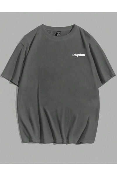 AFROGİYİM Unisex Belong To Papatya μπλουζάκι με στάμπα μεγάλου μεγέθους