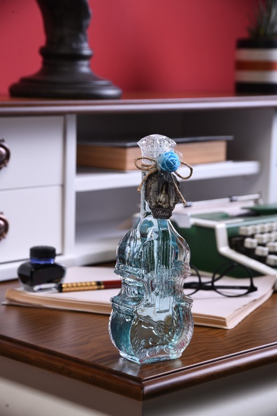 Platin Kolonya & Parfüm Keman Cam Şişe Ice Blue Kolonyası 350 cc.