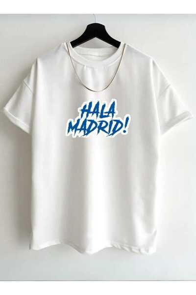 Elvino Tricou unisex cu imprimeu supradimensionat