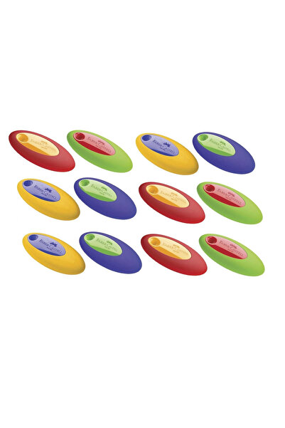 Faber Castell Silgi Elips Karışık Renk - 24 Adet