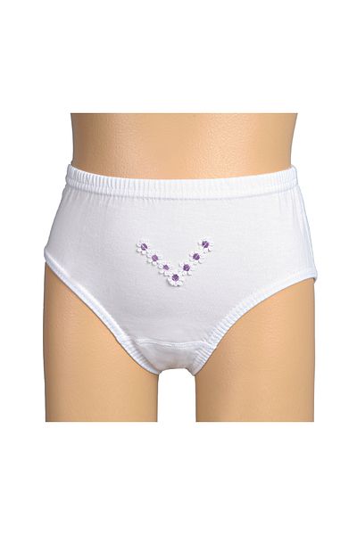 Ceysan Set Chiloți Fete Albi 6 Bucuri - Lenjerie Intima Fete