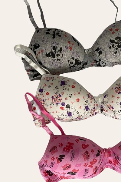 MODALADY Children's Bra Set of 3