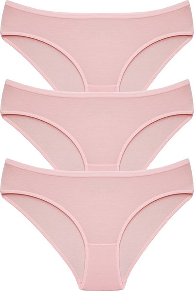 B'YOU life Bamboo Women's Panties - Powder, Pack of 3