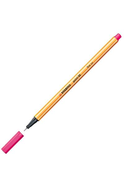 Stabilo قلم رفيع ذو طرف لباد 88 نقطة 0.4 مم وردي 88/56 (عبوة من 10 قطع)