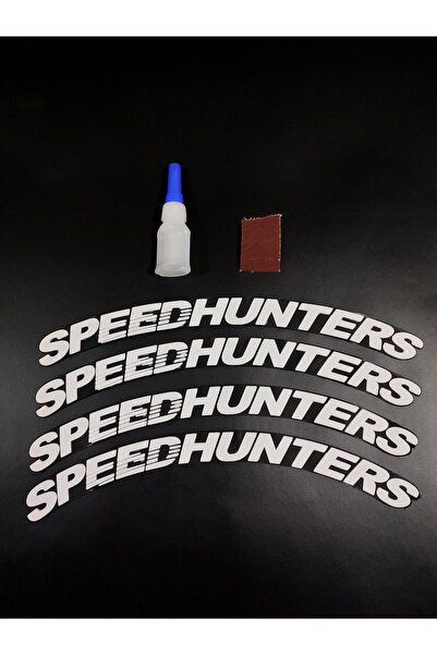 Speedhunter 4 Pieces Tyre Inscription Motorcycle And Automobile Speedhunter  Tyre Inscription Sticker