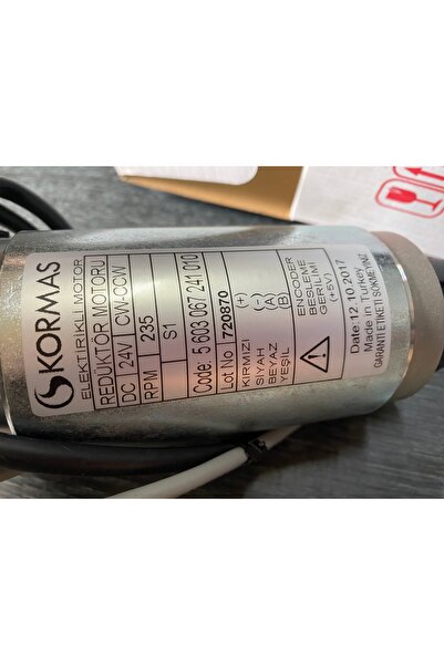 KORMAS FOTOSELLİ KAPI MOTOR KORMAS