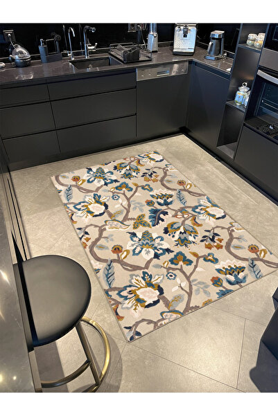 Rugs Modern Halı Woven Base with Leaves Miravip698