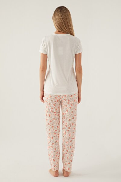 Arnetta New Season Short Sleeve Cotton Women's Pajamas Set Large Size Option