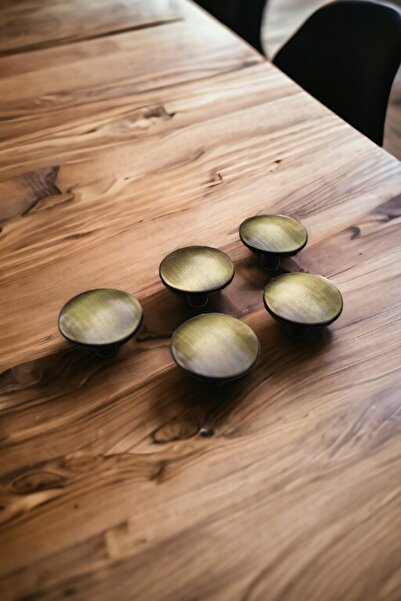 Dizaynhouse Büyük Mantar Düğme Model Dolap ve Çekmece Kulpu 35 mm Çapında Zar...