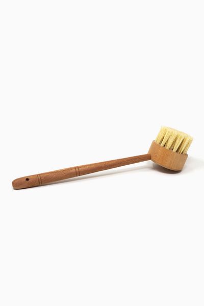 Less Sürdürülebilir Yaşam Gereçleri Scouring Sponge and Brush - Wooden Brush