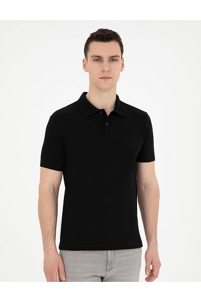 Pierre Cardin Slim Fit Polo Neck 100% βαμβακερό μπλουζάκι 1822564
