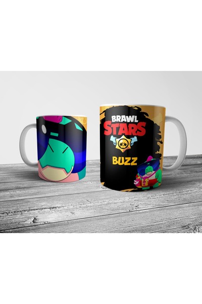 Pixxa Brawl Stars Buzz Kişiye Özel İsimli Kupa Bardak