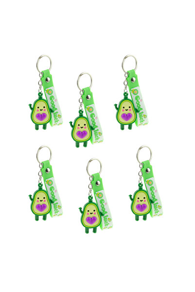 Erzi Anahtarlık Avakado Bileklikli Anahtarlık 6'lı Set