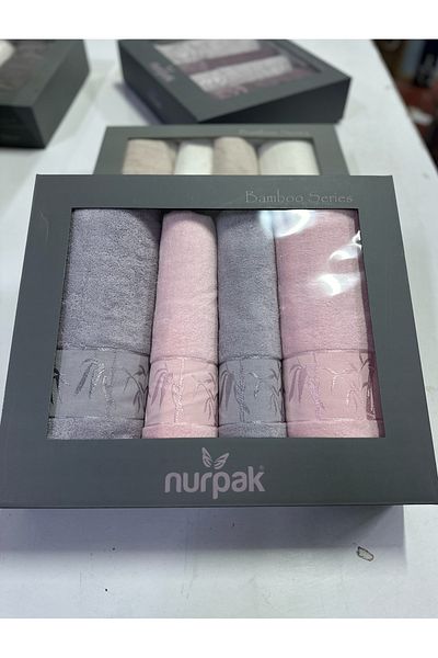 Nurpak Bamboo 4-Piece Bath Towel Set