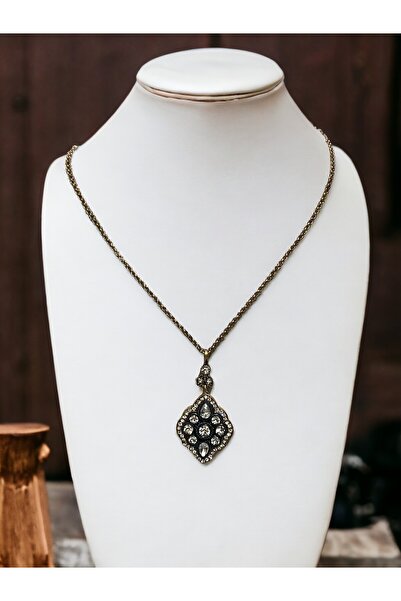 FAYRA ACCESSORIES Zircon Stone Necklace