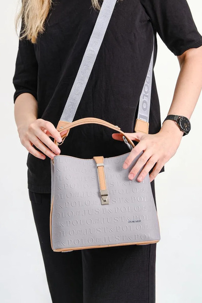 Just Polo Жіноча сумка з 4 відділеннями та деталізованою застібкою на плечі