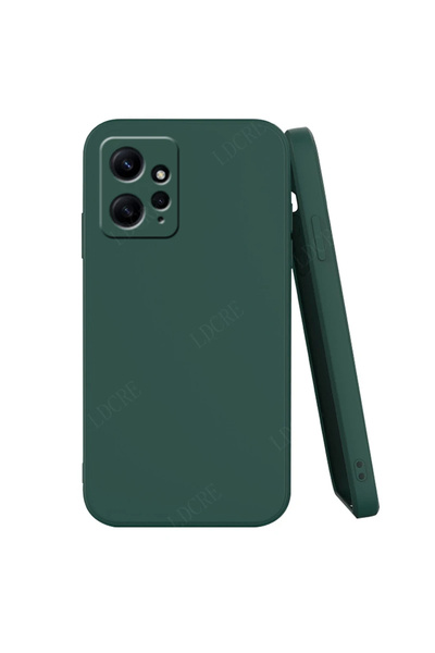 GRABONO Xiaomi Redmi Note 12 4G Kılıf Kamera Korumalıdır Kadife İç Kaplama Ma...