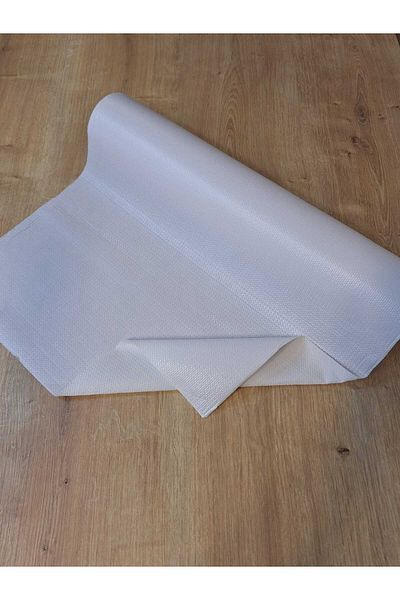Başak Ev Tekstili 50cm x 500 cm Αντιολισθητικό κάλυμμα ραφιού - Λευκό κάλυμμα εσωτερικού ραφιού και ντουλαπιού