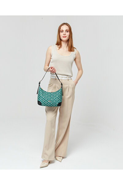 Cacharel Green Women's Shoulder Bag C-095