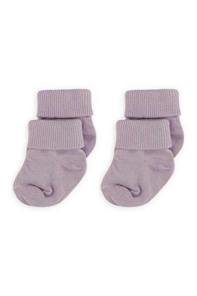 Novibaby 2 Pack Bamboo Baby Socks I Purple I Lilac Newborn Baby Girl Boy Socks