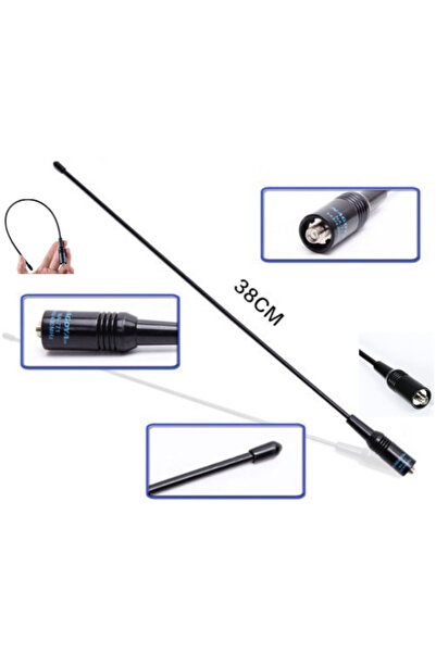 Nagoya NA-771 Sma-F Dişi Konnektör esnek UHF VHF Dualband Telsiz anteni