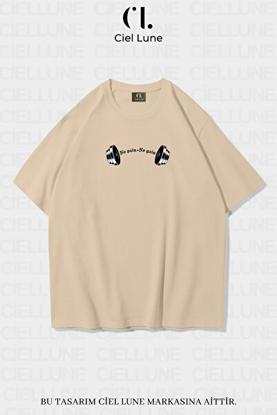 NEVERMIND Unisex Femei Bărbați No Rain No Gain Imprimat Design Special Tricou...