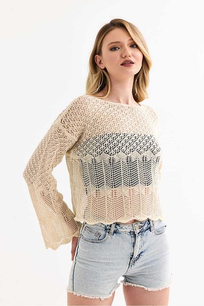 moda mh FASHION MH VARĂ NOUL SEZON HOLE SPANISH SLEEVE COP