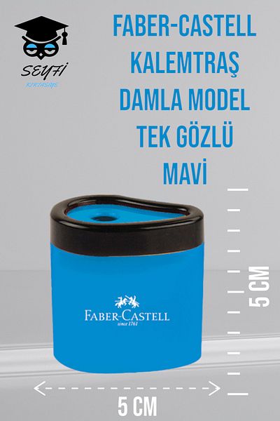 Faber Castell 1 قطعة مبراة أقلام موديلات متنوعة F-CASTELL 100% مبراة أقلام