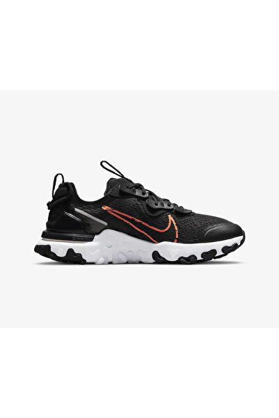 Nike React Vision GS 'Black Total Orange' Sneaker