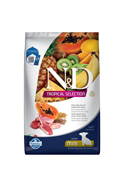 N&D tropical selection köpek 5kg mini puppy kuzu etli tropikal meyveli küçük ...