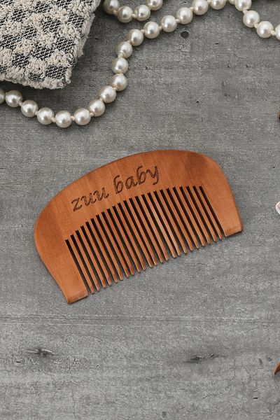 Zuu Baby 100% Natural Wooden Baby Comb
