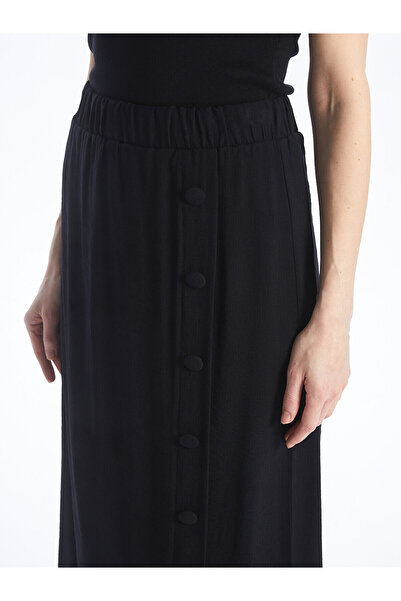 LC Waikiki Comfortable Fit Women's Skirt with Elastic Waist