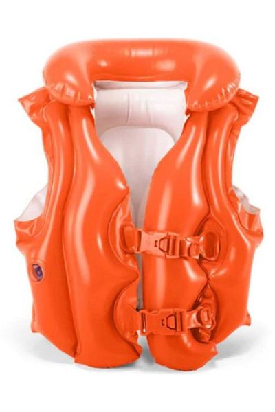 Intex INTEX COLLAR INFLATABLE CAN VEST 50X47 CM 3-6 YEARS ORANGE