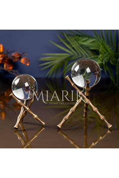 MIARIK DESIGN & DEKORASYON Dekoratif Kristal Bambu Obje